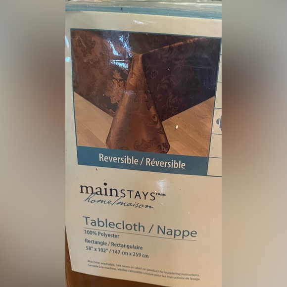 New brown tablecloth - Picture 4 of 4